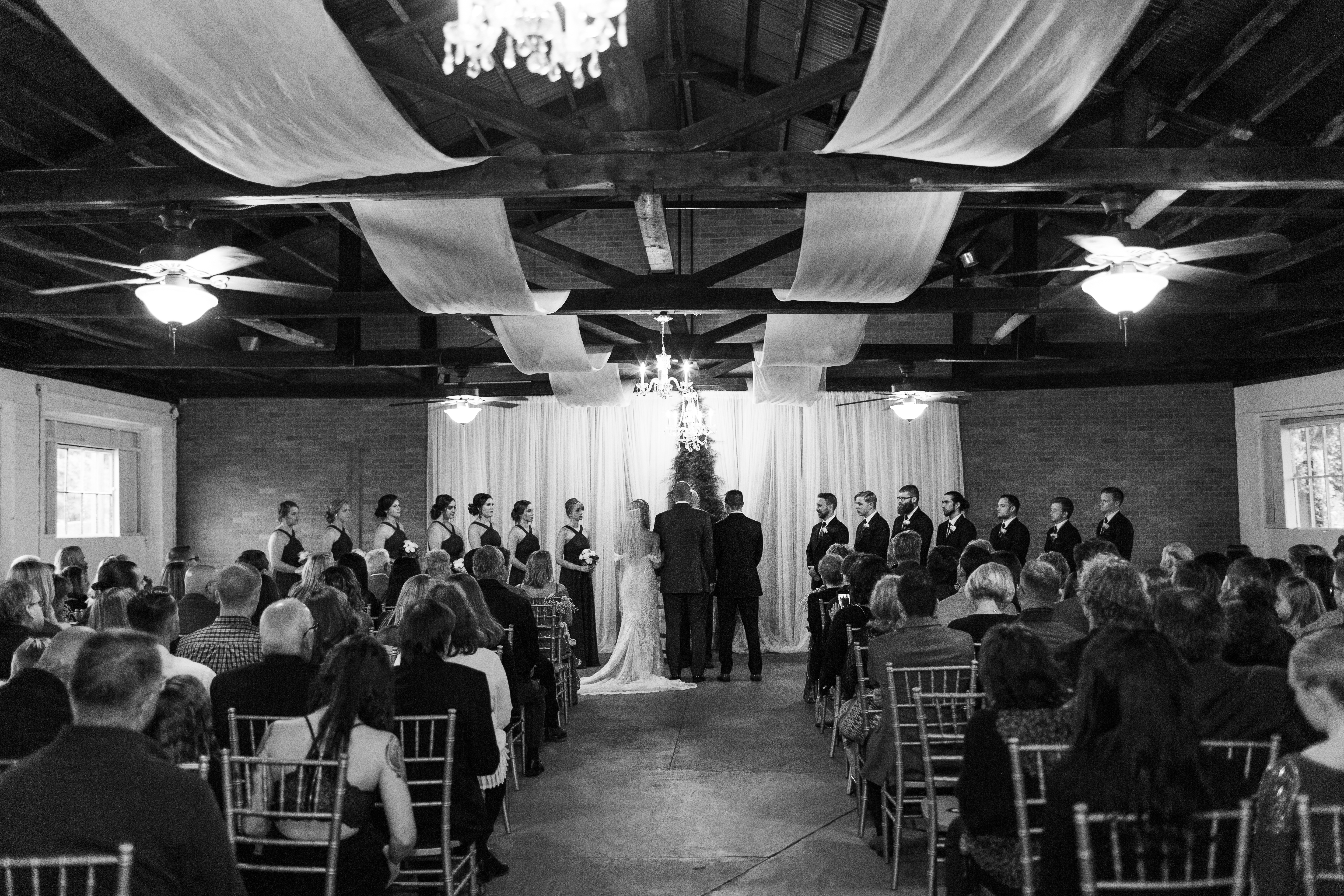 ceremony at the inn at the old silk mill 